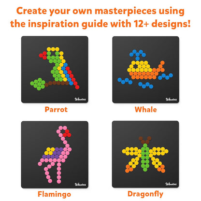 Dot It with Magnets - Animals, Repeatable Art for Kids, Mess-Free, Craft Kits, DIY Creative Activity, Gifts for Boys & Girls Ages 4, 5, 6, 7