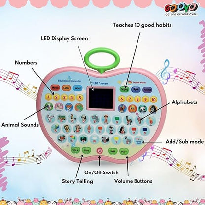 Gooyo GY2018 Play & Learn Educational Learning Laptop Toy