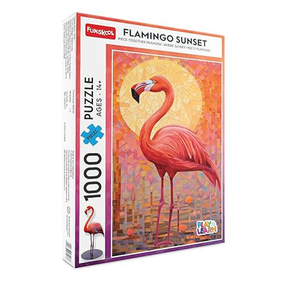 Flamingo Sunset,Jigsaw, Educational,1000 Pieces,Puzzle,for 14 Year Old Kids and Above,Toy