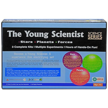 Ekta The Young Scientist Series 3 Set Part Science Kit Stars, Planets, Forces Learn Science The Easy Way Out