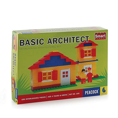 Basic Architect Block Set, Interlocking Block Game Set, Construction & Building Block Game Set for Kids