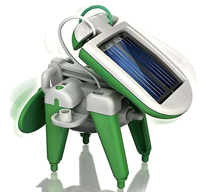 6-in-1 Solar Educational Robot Kit Toys  - DIY  Science Project Experiment Kit