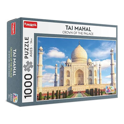 Play & Learn-Taj Mahal,Educational,1000 Pieces,Puzzle,for 14 Year Old Kids and Above,Toy - Multicolor