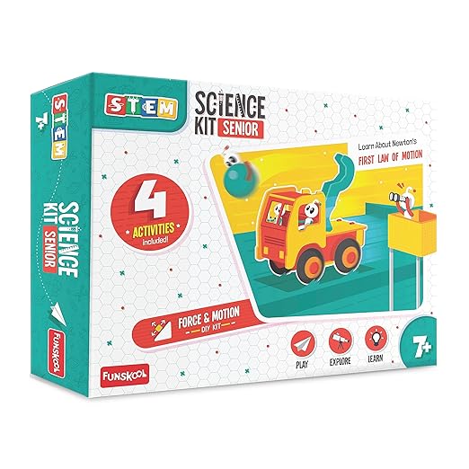 Science Kit Senior, Force and Motion, Educational,DIY Activity,Stem,for 9 Year Old Kids and Above,Toy