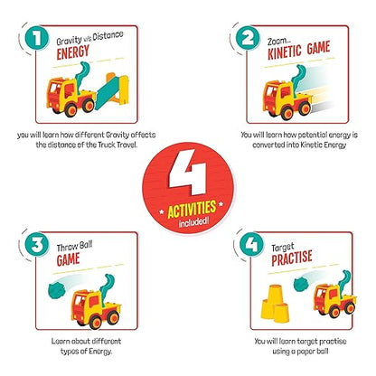 Science Kit Senior, Force and Motion, Educational,DIY Activity,Stem,for 9 Year Old Kids and Above,Toy