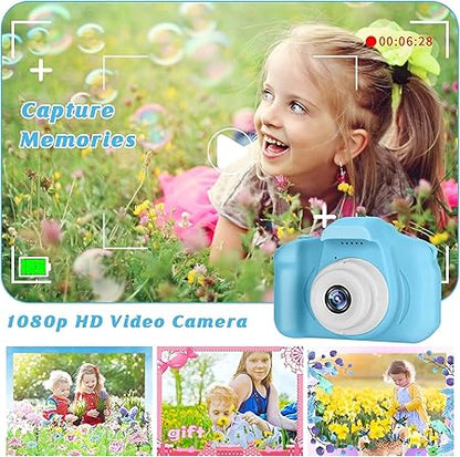 Digital Camera Toy for Kids Front 13MP Rare 1080P HD Digital Video Camera for Toddler (Multicolored)