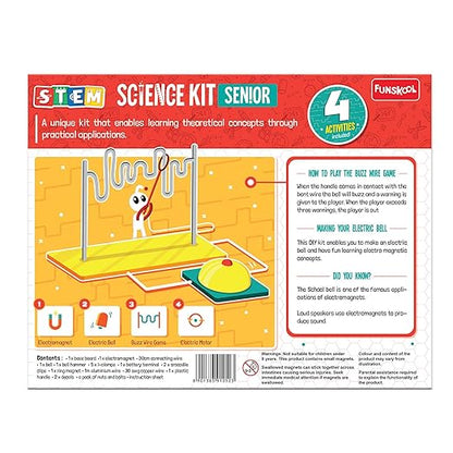 Science Kit Senior,Educational,DIY Activity,STEM,for 9 Year Old Kids and Above,Toy