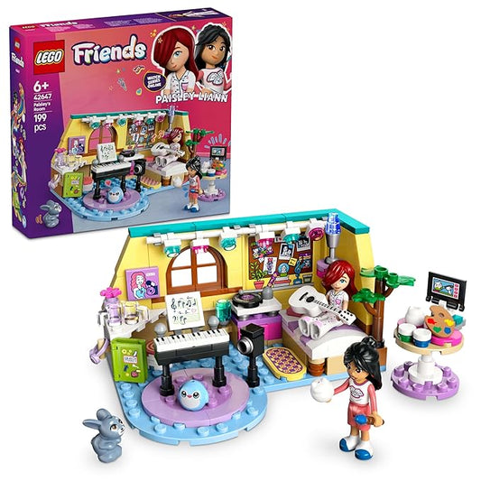 LEGO Friends Paisley’s Room Pretend Play Bedroom Playset 42647 Building Blocks Toys for 6+ Gift for Boys and Girls