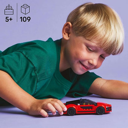 LEGO City Red Sports Car Supercar Toy Vehicle Set
