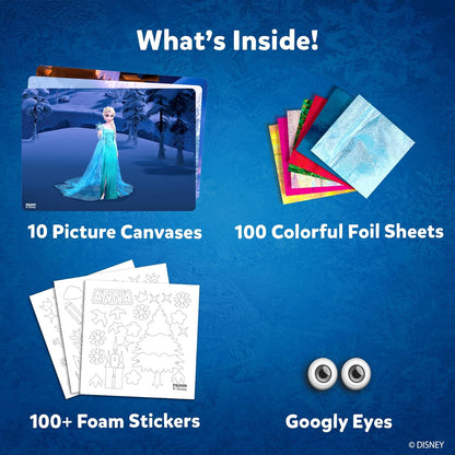 Foil Fun - Disney Frozen, No Mess Art for Kids, Craft Kits, DIY Creative Activity, Gifts for Girls & Boys Ages 4, 5, 6, 7, 8, 9