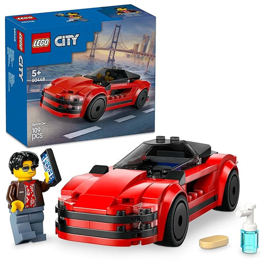 LEGO City Red Sports Car Supercar Toy Vehicle Set