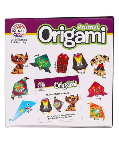 RATNA'S DIY Origami Animals. Origami Sheets Included Inside.