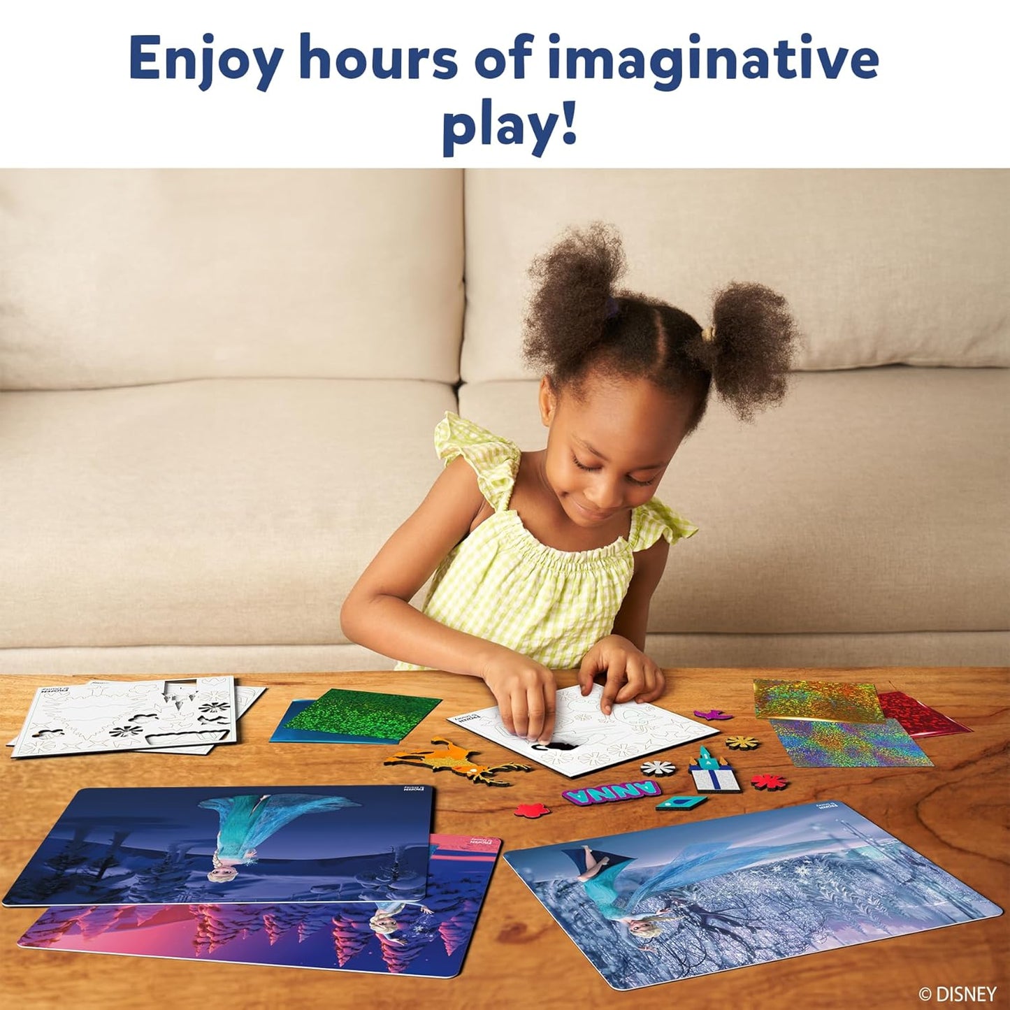 Foil Fun - Disney Frozen, No Mess Art for Kids, Craft Kits, DIY Creative Activity, Gifts for Girls & Boys Ages 4, 5, 6, 7, 8, 9