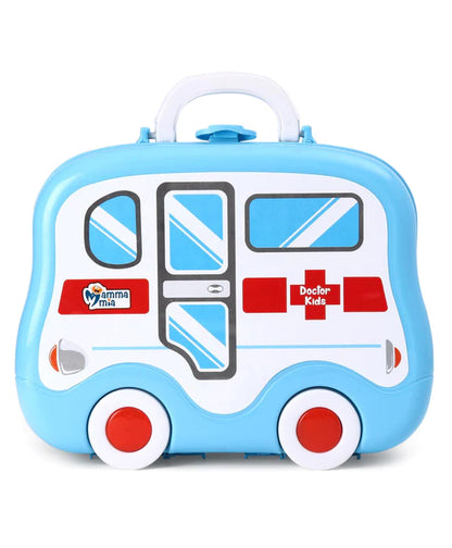 Mamma Mia Kids Doctor's Kit Rolling Van - Multicolor