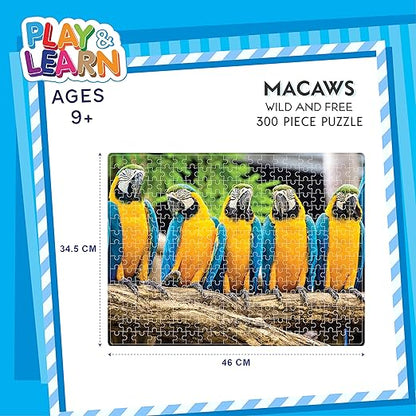 Macaws,Educational,300 Pieces,Puzzle