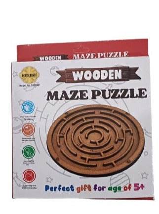 Wooden Maze Puzzle