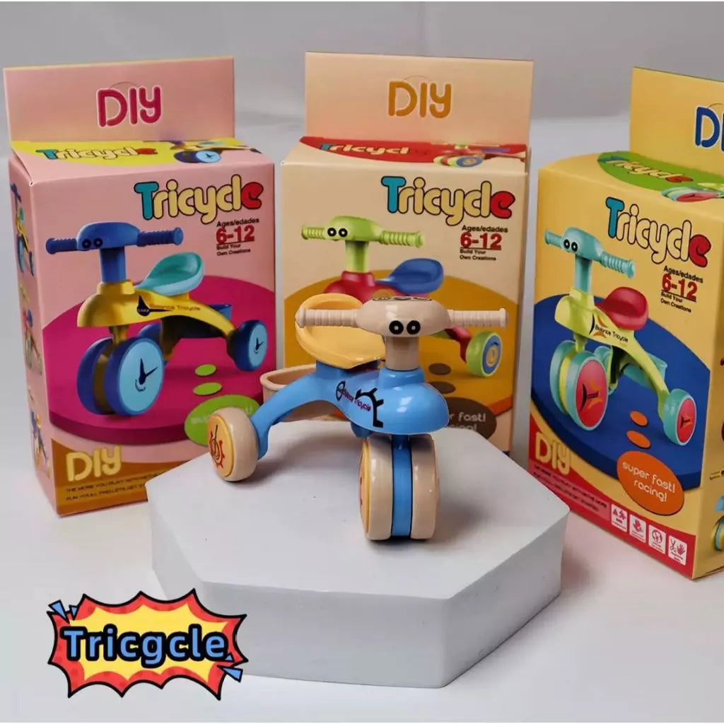 Miniature Cycle & Tricycle | Mini Detachable Bicycle & Tricycle | Cute DIY Building Block Bicycle & Tricycle | Kids Educational Toys | DIY Toy