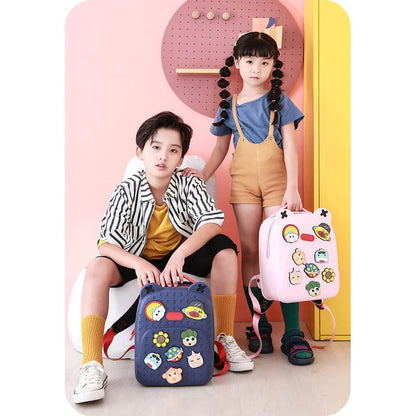 Kuchi Ku Kids Backpack/bag - In three vibrant colors [Blue, Pink, Yellow]