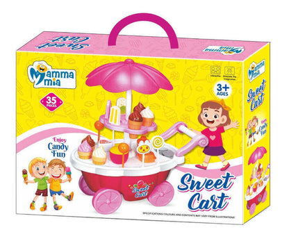 Sweet Cart Ice Cream Kitchen Play Cart Kitchen Set Toy