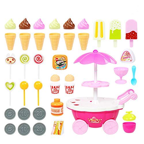 Sweet Cart Ice Cream Kitchen Play Cart Kitchen Set Toy