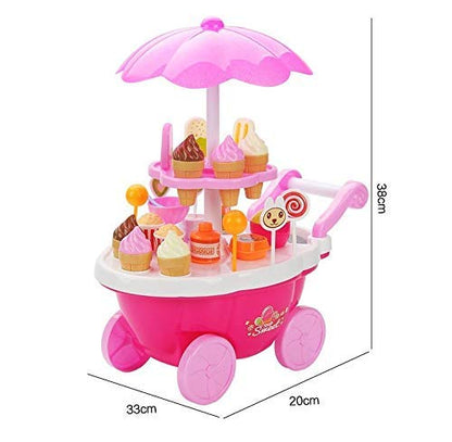 Sweet Cart Ice Cream Kitchen Play Cart Kitchen Set Toy