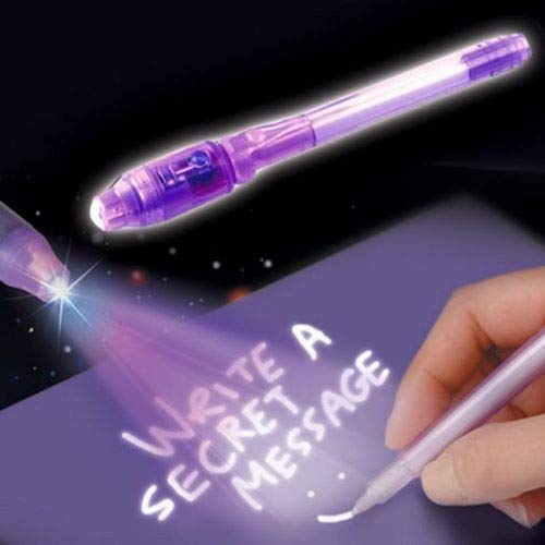 Birthday Popper Invisible Ink Magic Pen with UV-Light Birthday Return Gifts for all ages