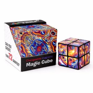 Puzzles Magic Cube Shape Shifting Puzzle Box for Kids Age 6+ Months and Adults | Cube with 36 Rare Earth Magnets Transforms Into Over 72 Shapes | 3D Fidget Mind-Challenging Fun Game