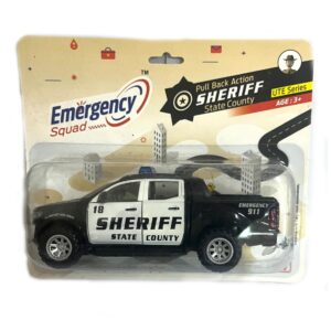 Centy Sheriff Pull Back Police Toy Car with Door Openable for 3Y+ Assorted Colours