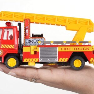 Centy Toys Fire Ladder Truck, Yellow