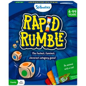 Skillmatics Rapid Rumble – Fast-Paced Board Game for Kids, Teens & Adults