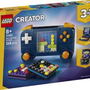 LEGO Creator 3 in 1 Retro Gaming Console Toy - Rebuilds into a Computer or Arcade Machine - 31380