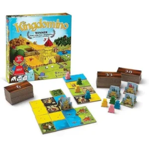 Kingdomino | A Fast Paced Tile Placing Game | From Blue Orange | Party Game For Families And Kids Ages 8 And Up
