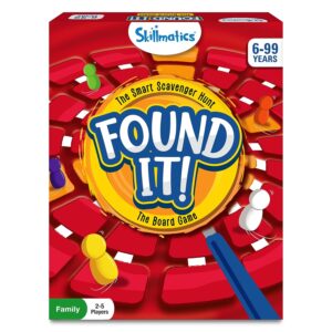 Skillmatics Found It – Scavenger Hunt Board & Card Game for Kids