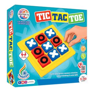 RATNA'S Tic Tac Toe Travelling & Pocket Fun Game for Ages 5 to 99 yrs