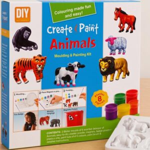 Create & Paint Animals Moulding & Painting Kit