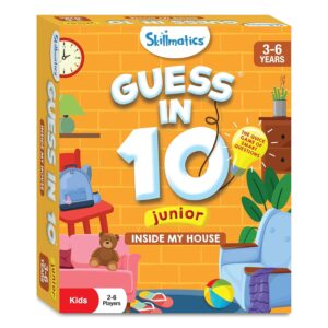 Skillmatics Card Game - Guess in 10 Junior Inside My House, Quick Game of Smart Questions, Gifts & Fun Learning for Ages 3 to 6
