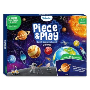 Skillmatics Piece & Play Space – Floor Jigsaw Puzzle & Game for Toddlers